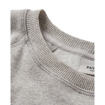 PASSENGER Women Crew Breathe Recycled Cotton mid grey marl
