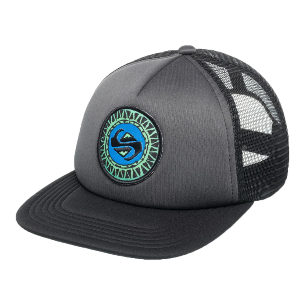 QUIKSILVER Kids Snapback Trucker Cap Slab Scratch dark shadow
