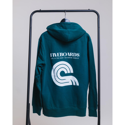 FIVEBOARDS Hoodie Wave Hobbies glazed green