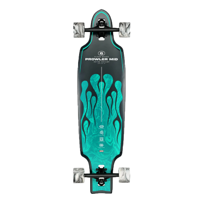 GLOBE Longboard Prowler Mid 34 green flames