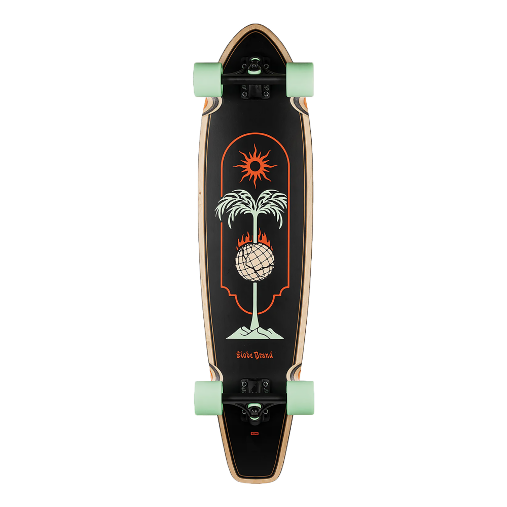 GLOBE Longboard The All-Time 35 skewered