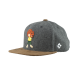BAVARIAN CAPS Kids Snapback Cap Grantig By Nature V2 dunkelgrau