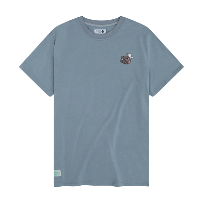BAVARIAN CAPS T-Shirt Bavarian Trinity blaugrau