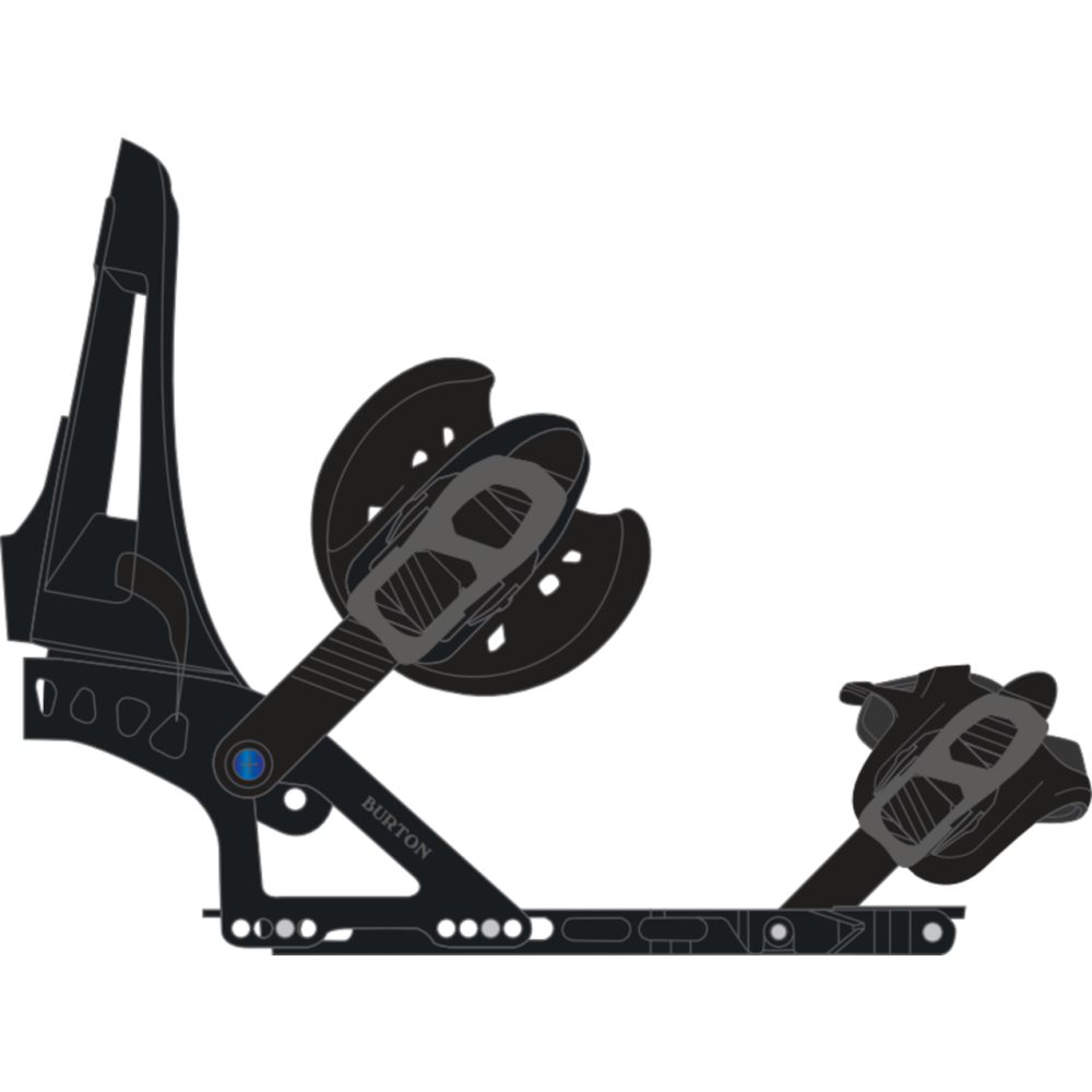 BURTON Splitboard Bindung Hitchhiker black