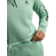 BURTON Women Riding Hoodie Oak Long soft sage heather