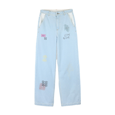 OXBOW Women Hose Denim light blue