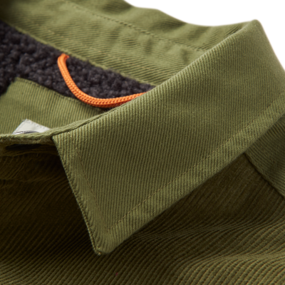 PASSENGER Hemd Kodiak 2.0 Sherpa Lined Cord khaki