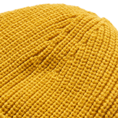 PASSENGER Beanie Compass Recycled mustard yellow