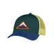 PATAGONIA Kids Snapback Trucker Cap Trucker driftways patch: cascade green