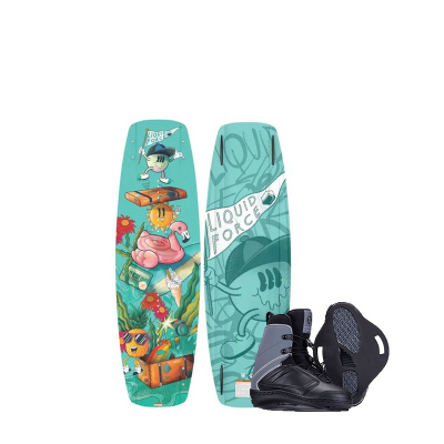 LIQUID FORCE Kids Wakeboard Holiday Fs 130 + HYPERLITE...
