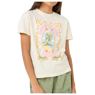 RIP CURL Kids T-Shirt Island Bliss Art bone