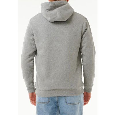 RIP CURL Zip Hoodie Icons Lined Fleece grey marle
