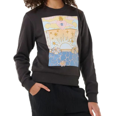 RIP CURL Kids Summer Solstice Art Crew washed black