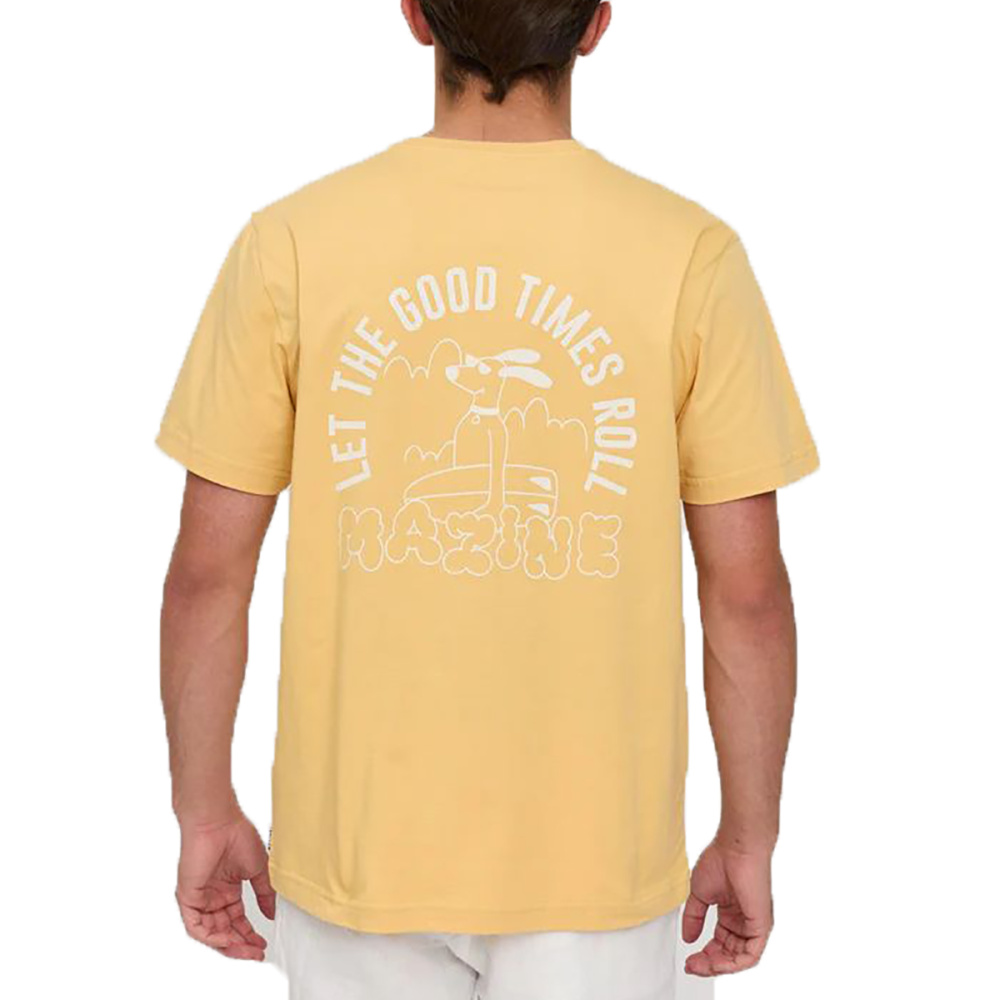 MAZINE T-Shirt Back Print banana dog