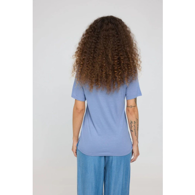 MAZINE Women T-Shirt Basic T V-neck dusk blue