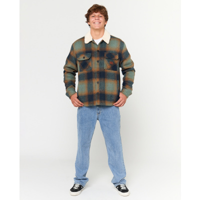 RIP CURL Jacket Bells Sherpa cactus green