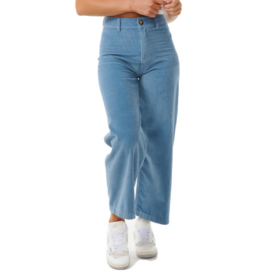 RIP CURL Women Pant Stevie Cord blue grey