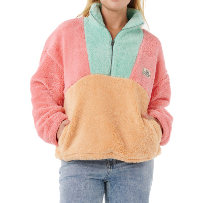 RIP CURL Women Fleece Block Party Polar pink