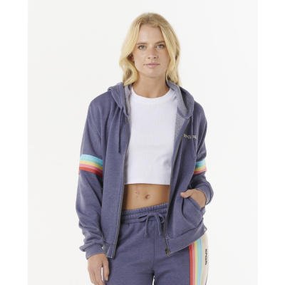 RIP CURL Women Hoodie Sweatjacke Surf Revival Zip Thru blue
