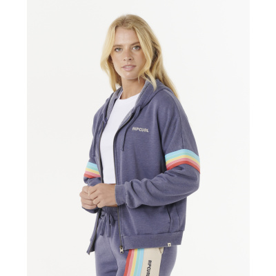 RIP CURL Women Hoodie Sweatjacke Surf Revival Zip Thru blue
