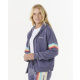 RIP CURL Women Hoodie Sweatjacke Surf Revival Zip Thru blue
