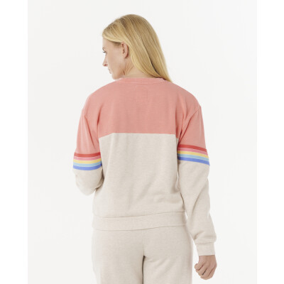 RIP CURL Women Crew Surf Revival oatmeal marle