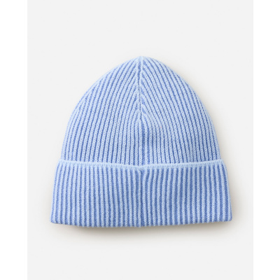 RIP CURL Women Beanie 2 Tone Ribbed Reg blue