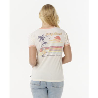RIP CURL Women Shirt Swell Lines Ringer bone