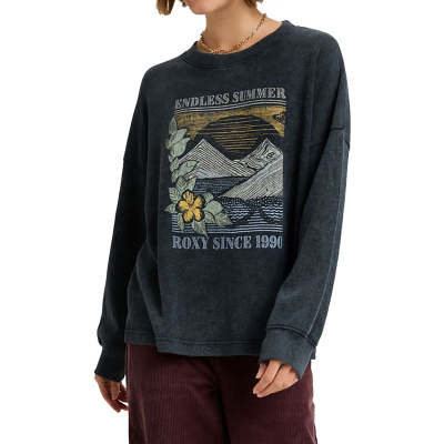 ROXY Women Crew Eastside Midweight anthracite