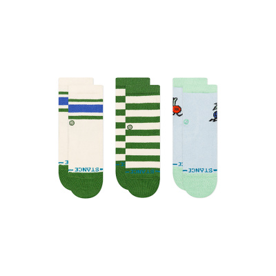 STANCE Kids Sock Community 3 Pack 1-2 Years green