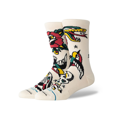 STANCE Sock Flash Crew canvas