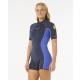 RIP CURL Women Wetsuit Dawn Patrol Ss Spr 22 8 slate