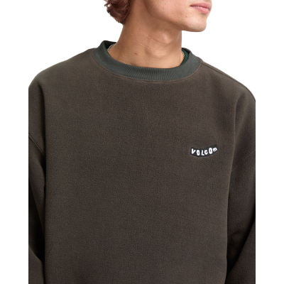 VOLCOM Crew Too Kool rinsed black