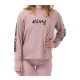 EIVY Women Baselayer Longsleeve Loose Fit Mx Merino Wool Rib faded woodrose