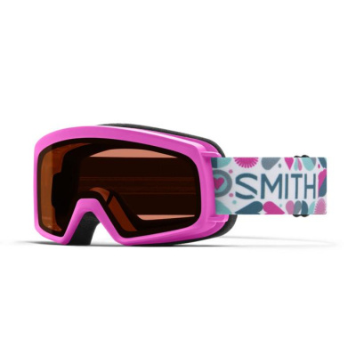 SMITH Kids Snow Goggle Rascal vivid pink hearts