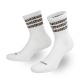 PATRON Socks Leo Streifen weiß-beige-braun