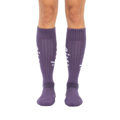 EIVY Women Snow Socks Rib Merino Wool deep purple