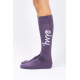 EIVY Women Snow Socks Rib Merino Wool deep purple